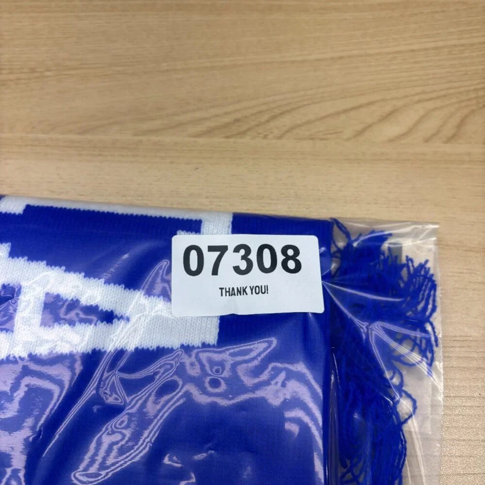 Minnesota Timberwolves Scarf Blue White NBA Basketball‎ 1989